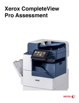 CompleteView Pro Assessment PDF, Xerox, Vary Technologies, NH, ME, MA, Xerox, Lexmark, HP, Toshiba, Copier, MFP, Printer, Service, Sales, Supplies